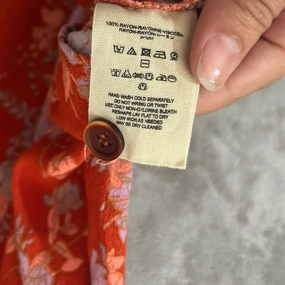 Free people retro love high waisted midi skirt - Picture 9 of 10